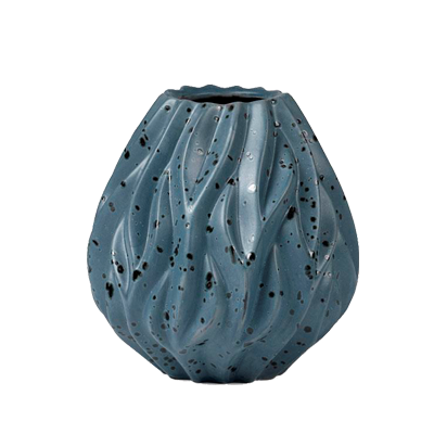 Morsø Flame Vase, blue, 19 cm